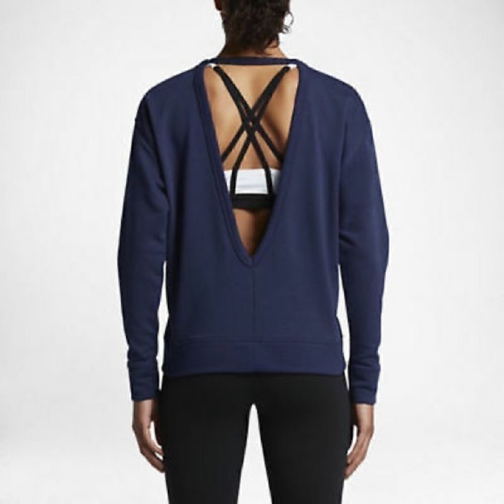 Nike Dri-Fit Versa Open Back Sweatshirt